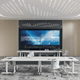 Senna Modular Office Training Desk Metal Mobile Foldable Table